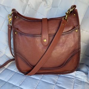 Frye Madison Crossbody Bag in Cognac (NWT)